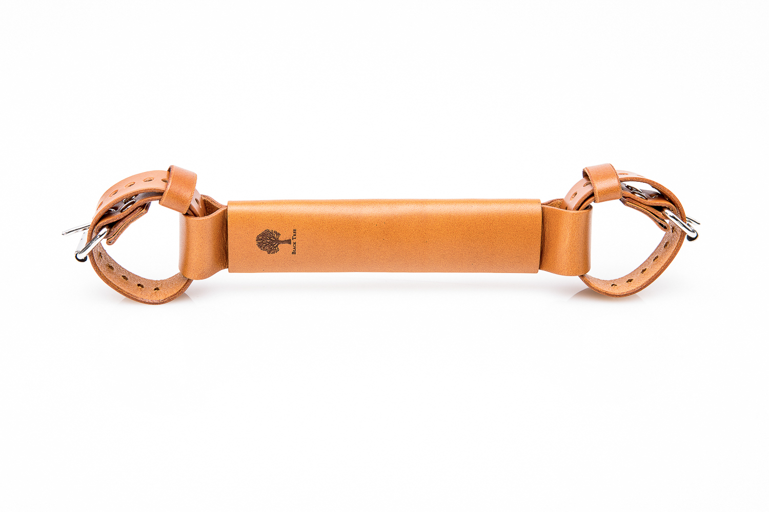 Skórzany UCHWYT DO WNOSZENIA ROWERU, uchwyt rowerowy premium skóra koniak