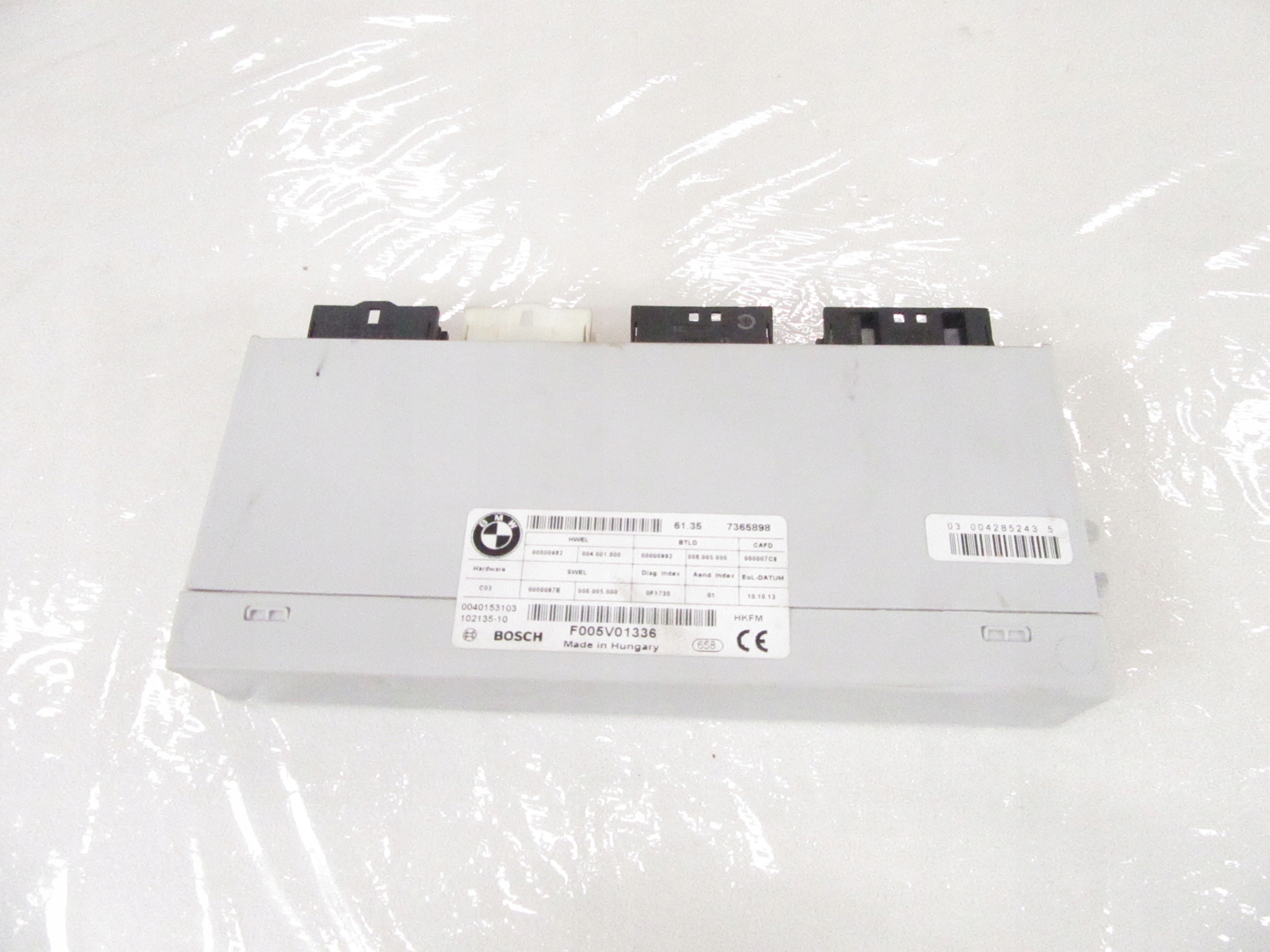 control unit module bonnet electrical HKL BMW 5 F11 Kombi Touring 7365898
