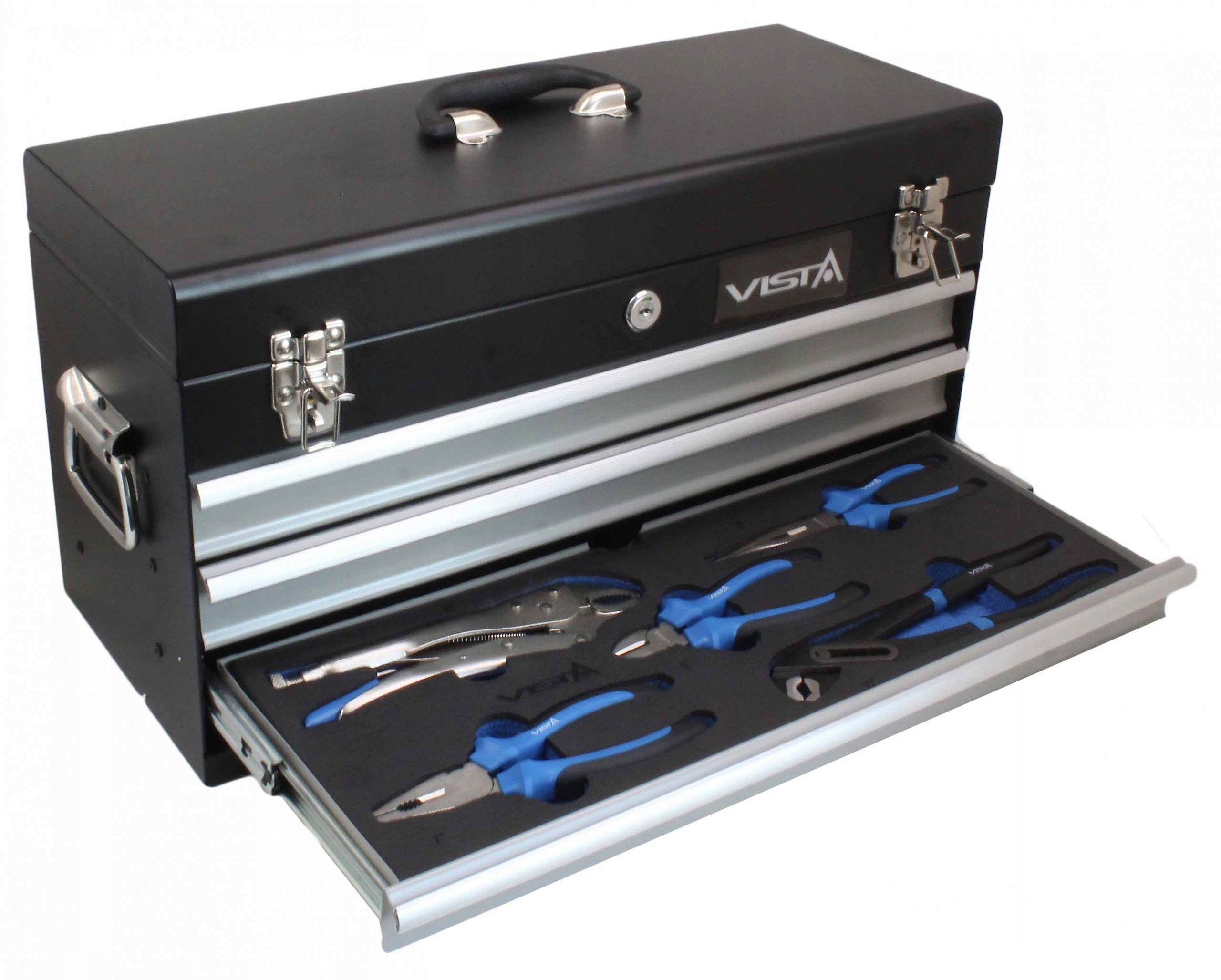 SKRZYNKA NARZĘDZIOWA x2 walizka METAL szuflady NARZĘDZIA 145el + KLUCZ UDAR Liczba elementów w zestawie 145