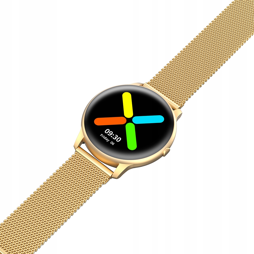 ZEGAREK DAMSKI SMARTWATCH SMS KROKI TRENING PULS Złącza brak