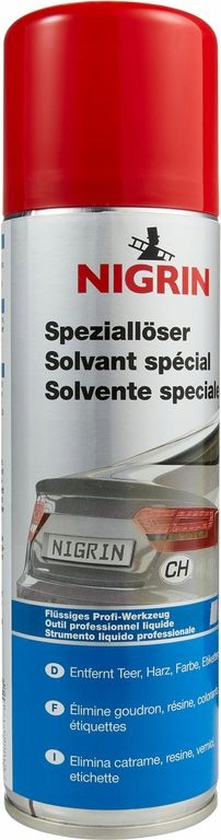 

Rozpuszczalnik Nigrin do usuwania naklejek,żywicy