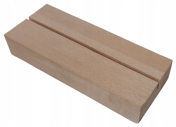 DREWNIANA PODSTAWKA PLEXI/PLEKSI A5 15X6cm