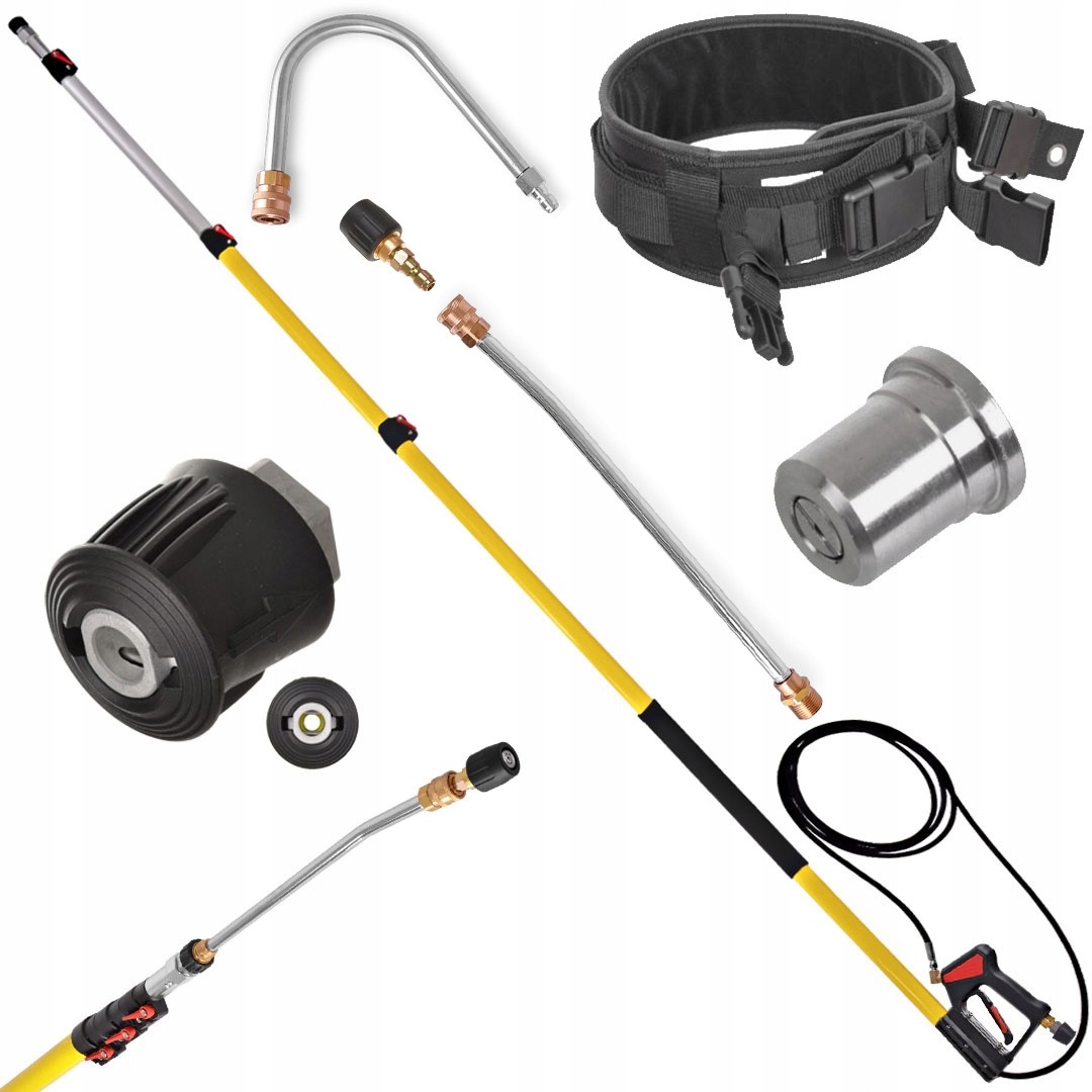 Lanca Teleskopowa 7,4m Pas Dysza do Nilfisk Stihl Husqvarna szybkozł. długa