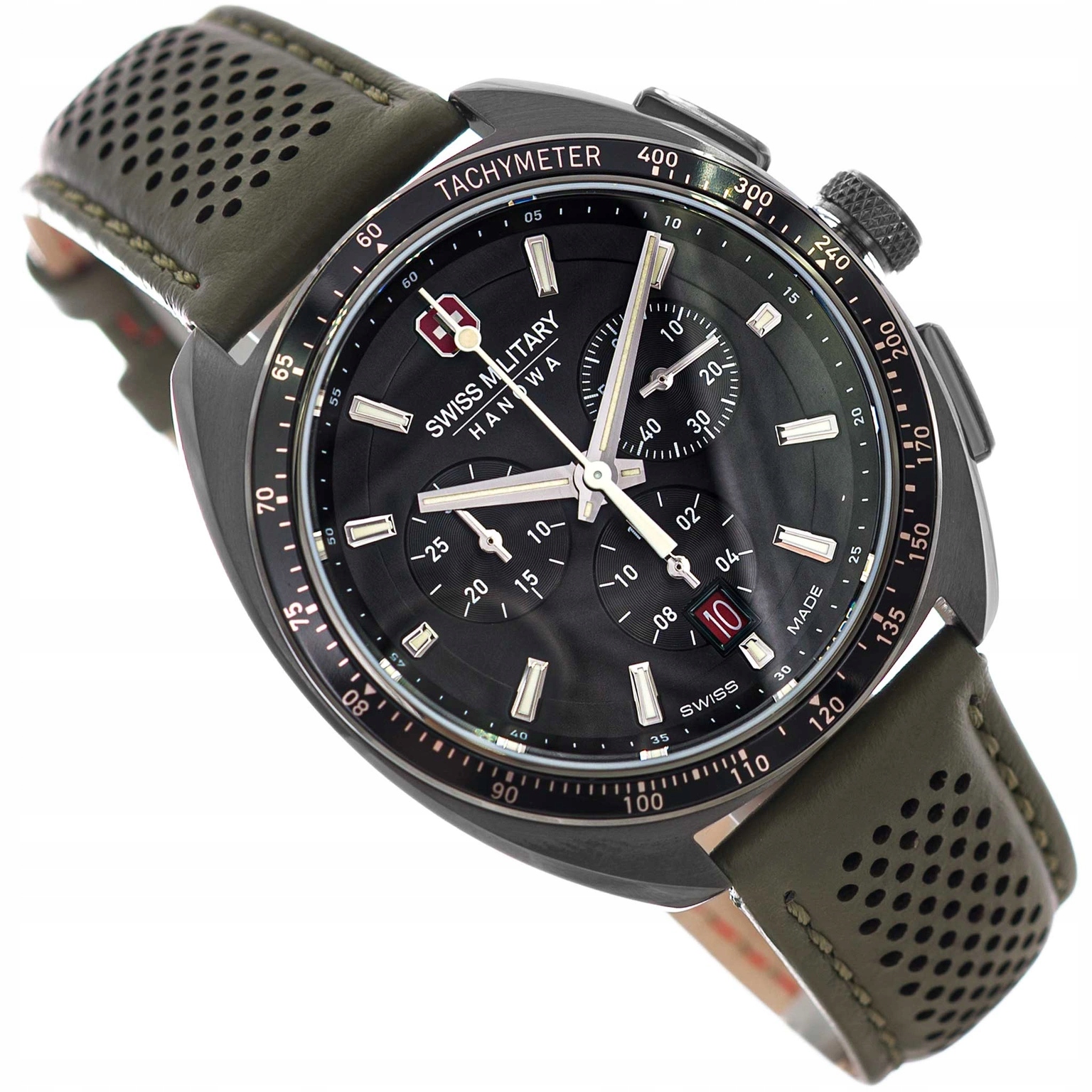 Pánské Hodinky Swiss Military Hanowa SMWGC0003340 Defender S Chronografem