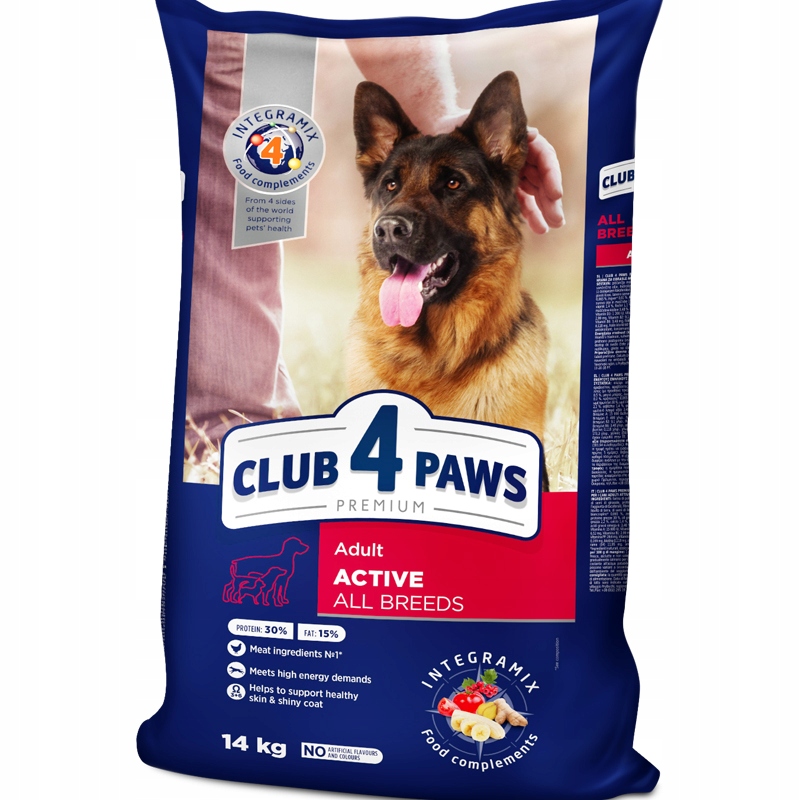 Club 4 Paws Adult All Breeds Active Kurczak 14kg