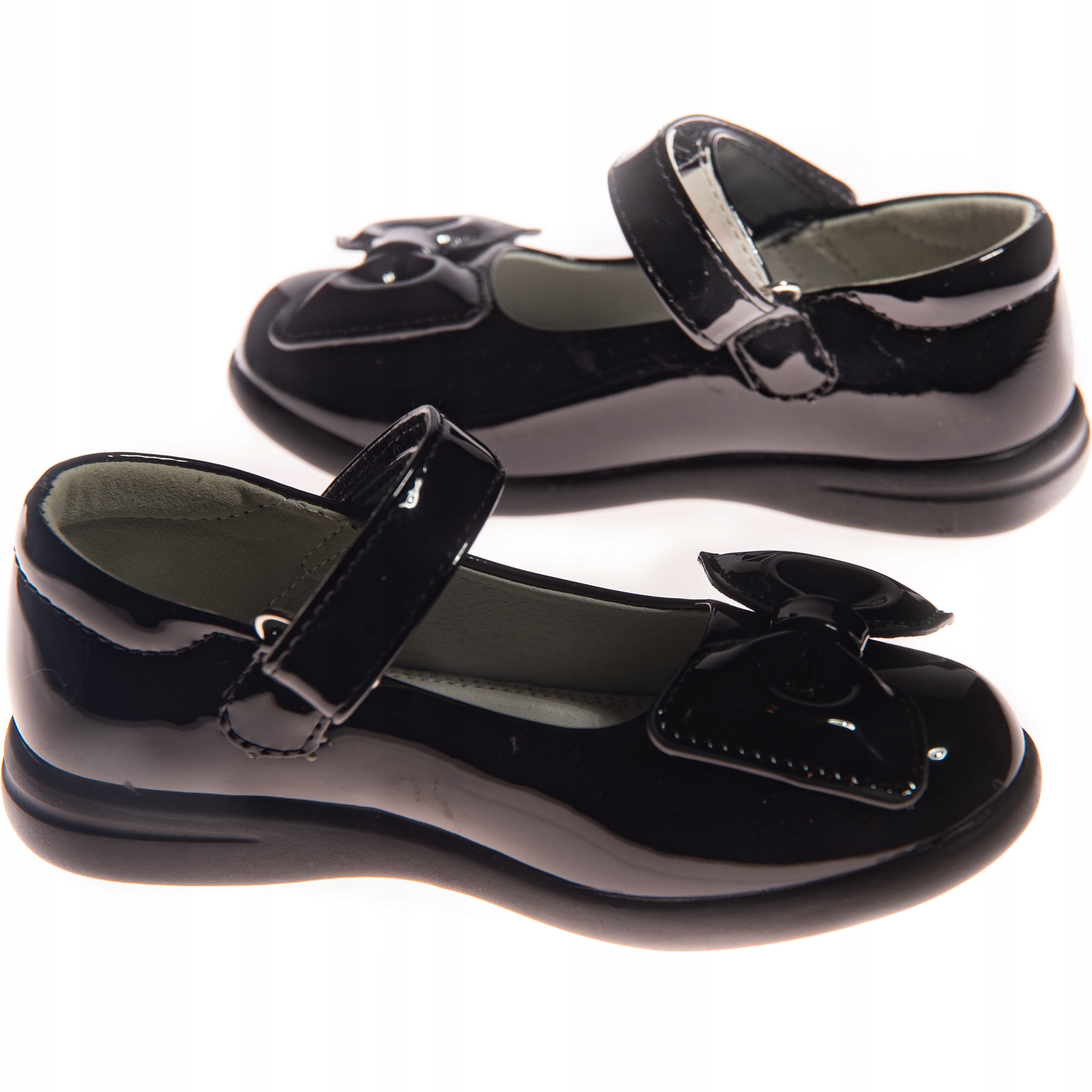 APAWWA LAKIERKI BALERINY DZIECIĘCE CZARNE ROZ.30 Rozmiar (new) 30