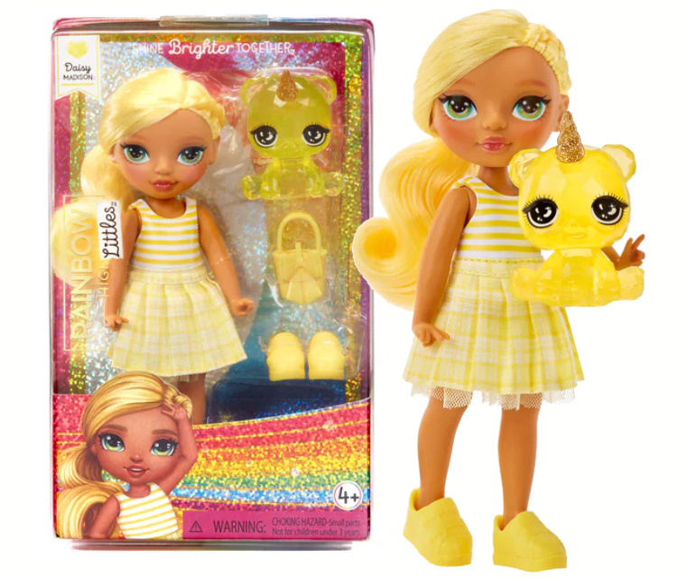 RAINBOW HIGH LITTLES Lalka DAISY MADISON + ZWIERZĄTKO Mała Ruchoma Lalka
