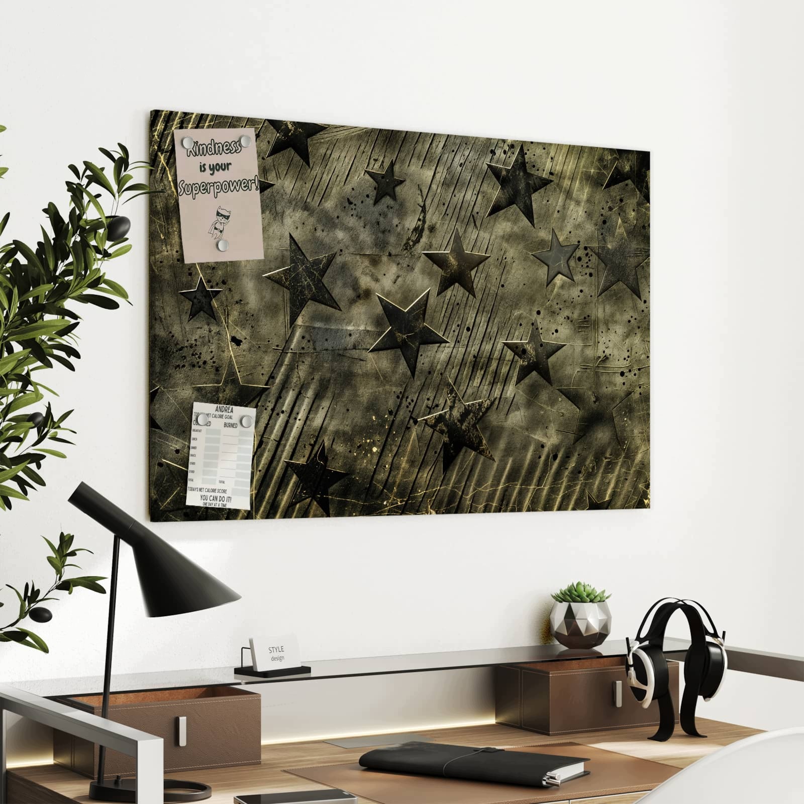 Magnetická tabule Hvězdné obloha 90 × 60 cm