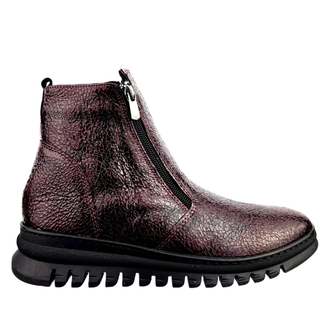 Dámské kotníkové boty Artiker 57C2168 bordó 39, Bordó