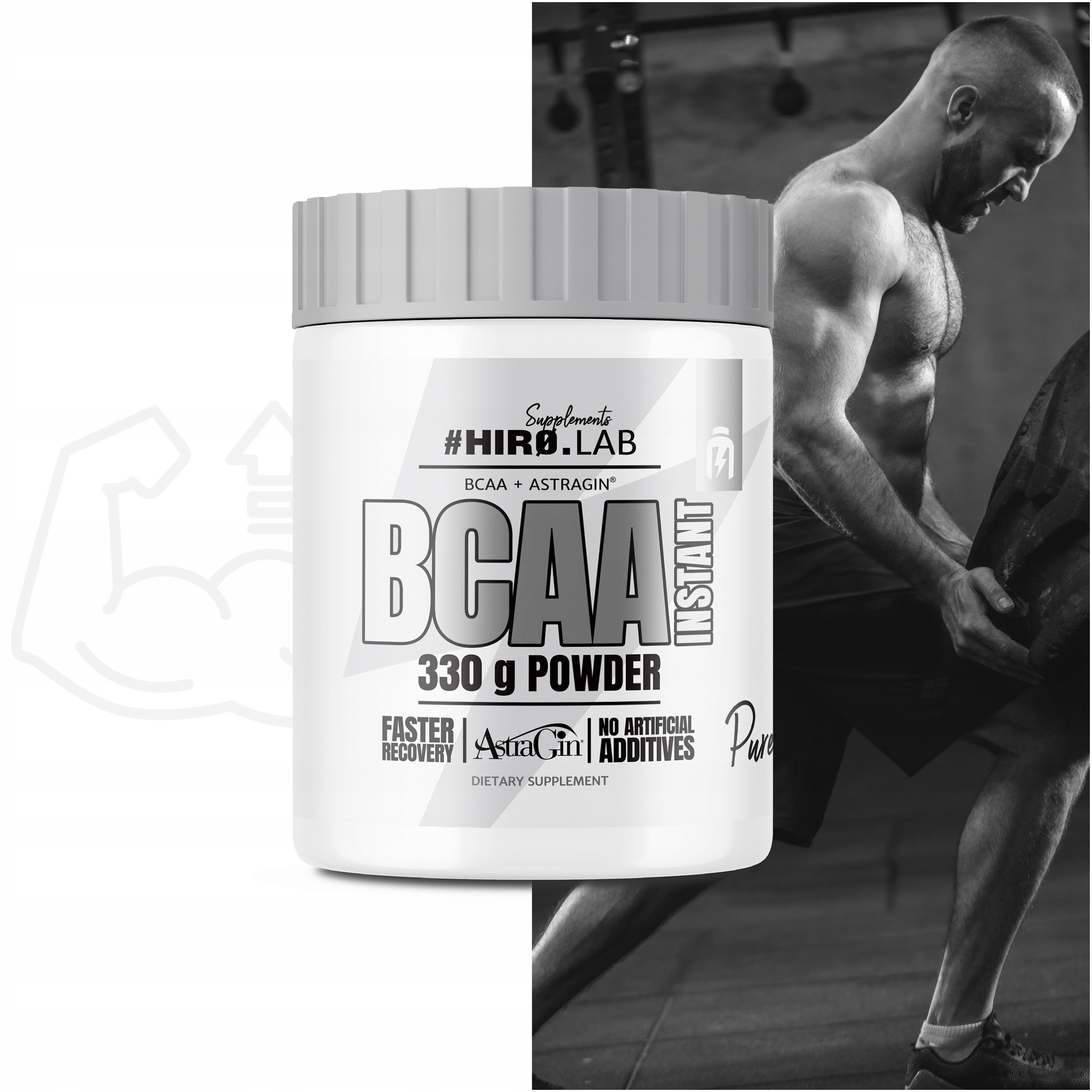 Hiro.Lab BCAA Instant 330g MOCNE AMINOKWASY PURE Kod producenta 1000030642#97