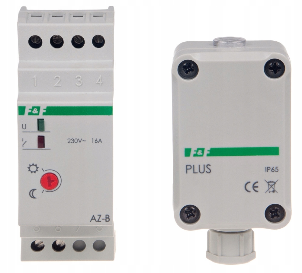 Soumrakový automat se sondou na lištu Az-b Plus Ff
