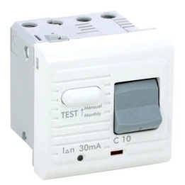 Nadproudový spínač C10A 30mA Ac Legrand 077531