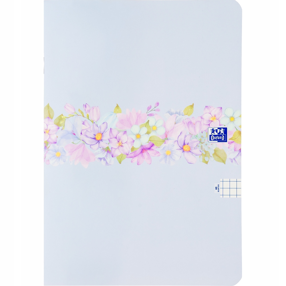 Zeszyt w kratkę A4 Oxford FLOWERS 60 kartek 1 szt
