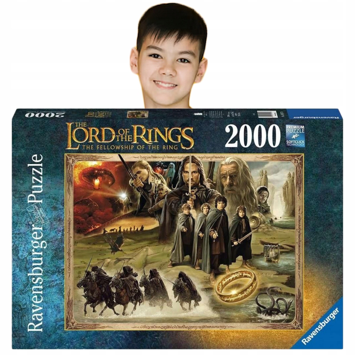 Puzzle 2000 elementów. Władca Pierścieni Ravensburger