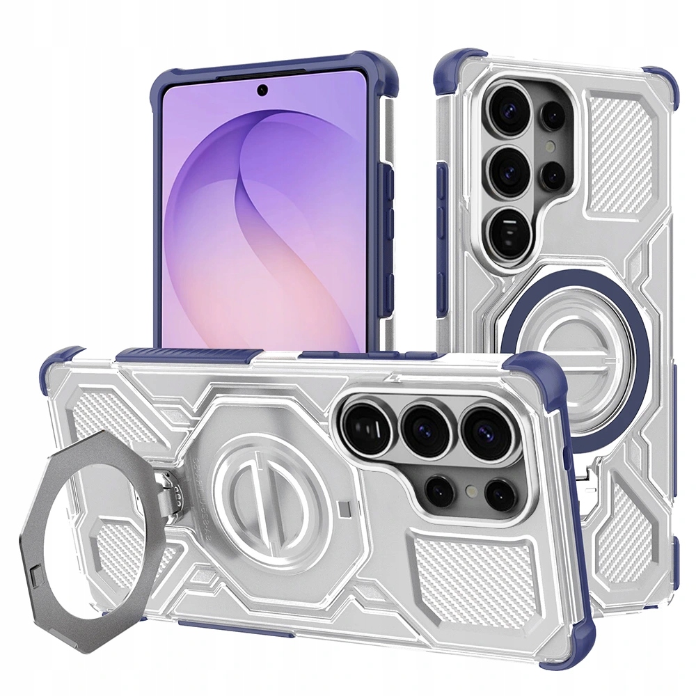 Techsuit Pro etui do Samsung Galaxy S26 Ultra niebieskie przezroczyste