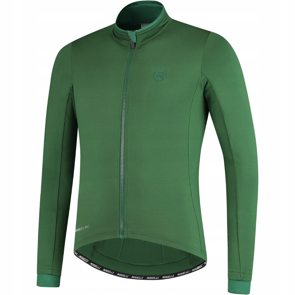 Rogelli Essential Tričko s dlouhým rukávem 3XL Polyester Elastan Zelená