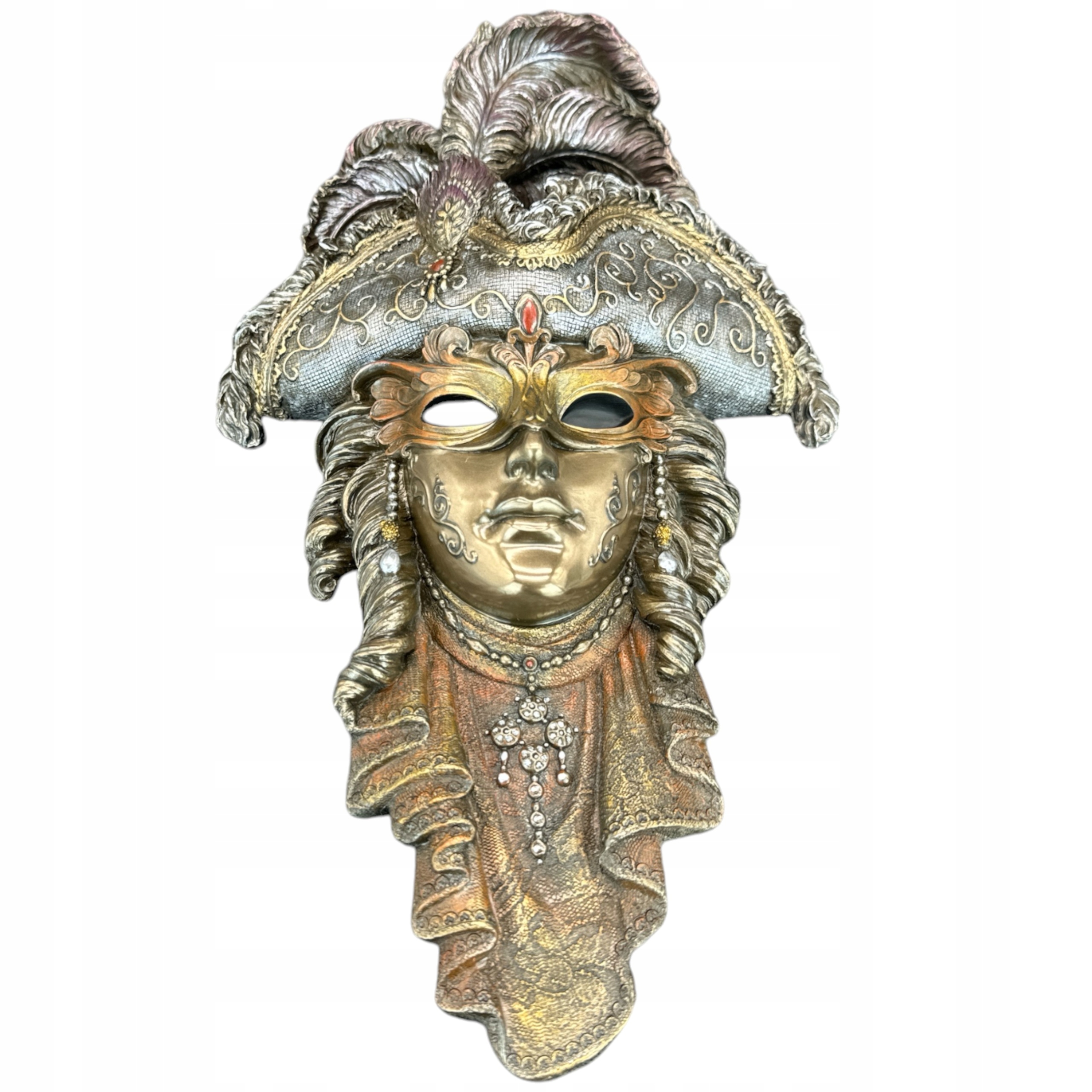 Výnimočná Benátska Maska V Klobúku Veronese WU75066V4 darček