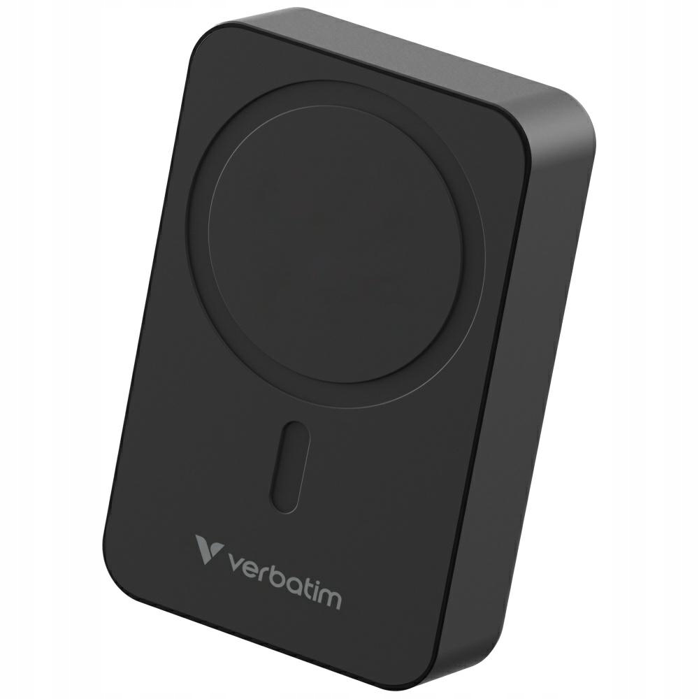 Powerbanka 20000 mAh bezdrátová Usb-c černá kontrolní diody Verbatim
