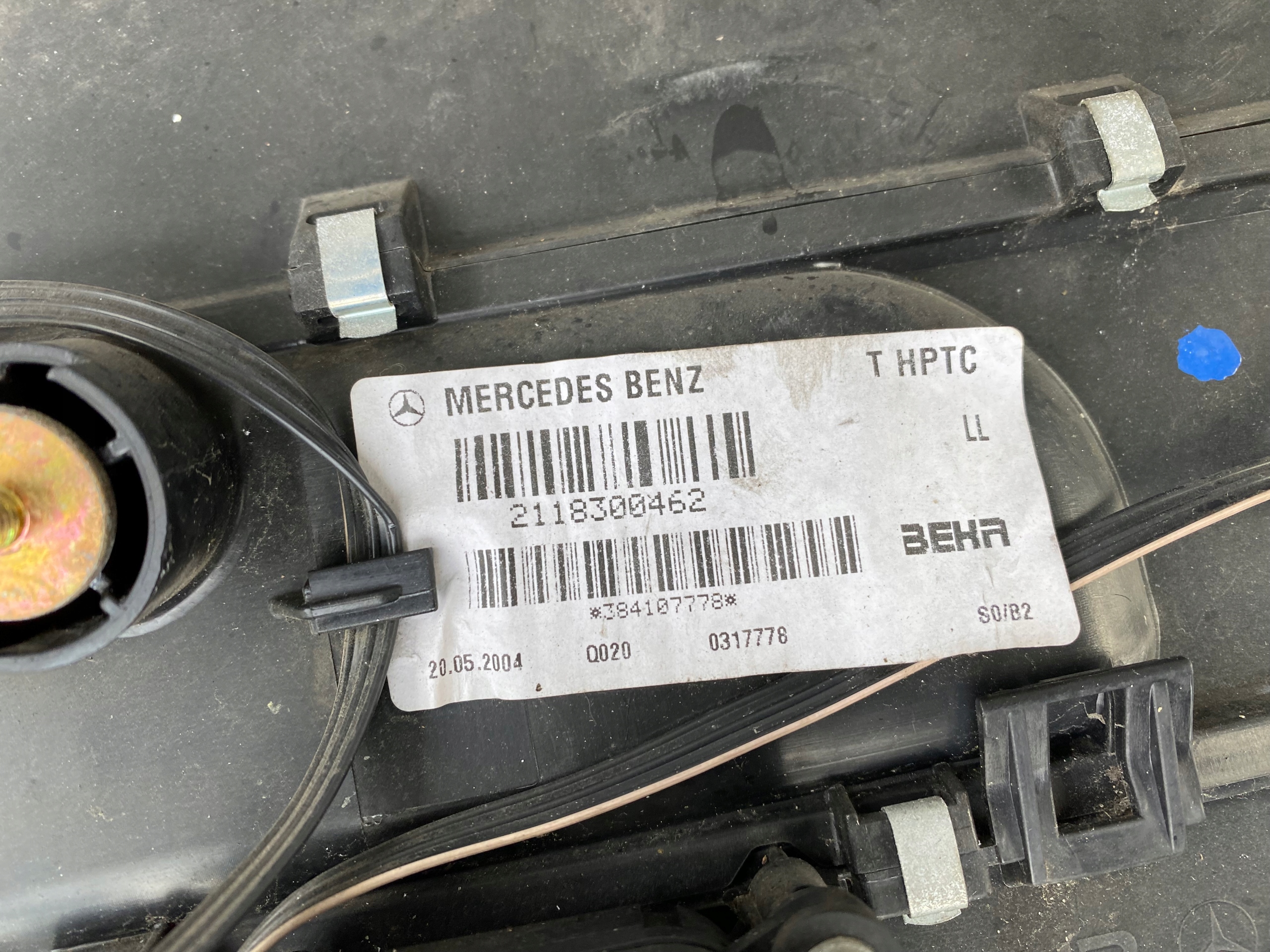 MERCEDES E W211 heater heating EUROPA