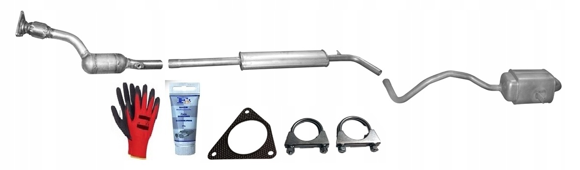 Renault Megane II Scenic 1.6i16V sada tlumičů výfuku bonus