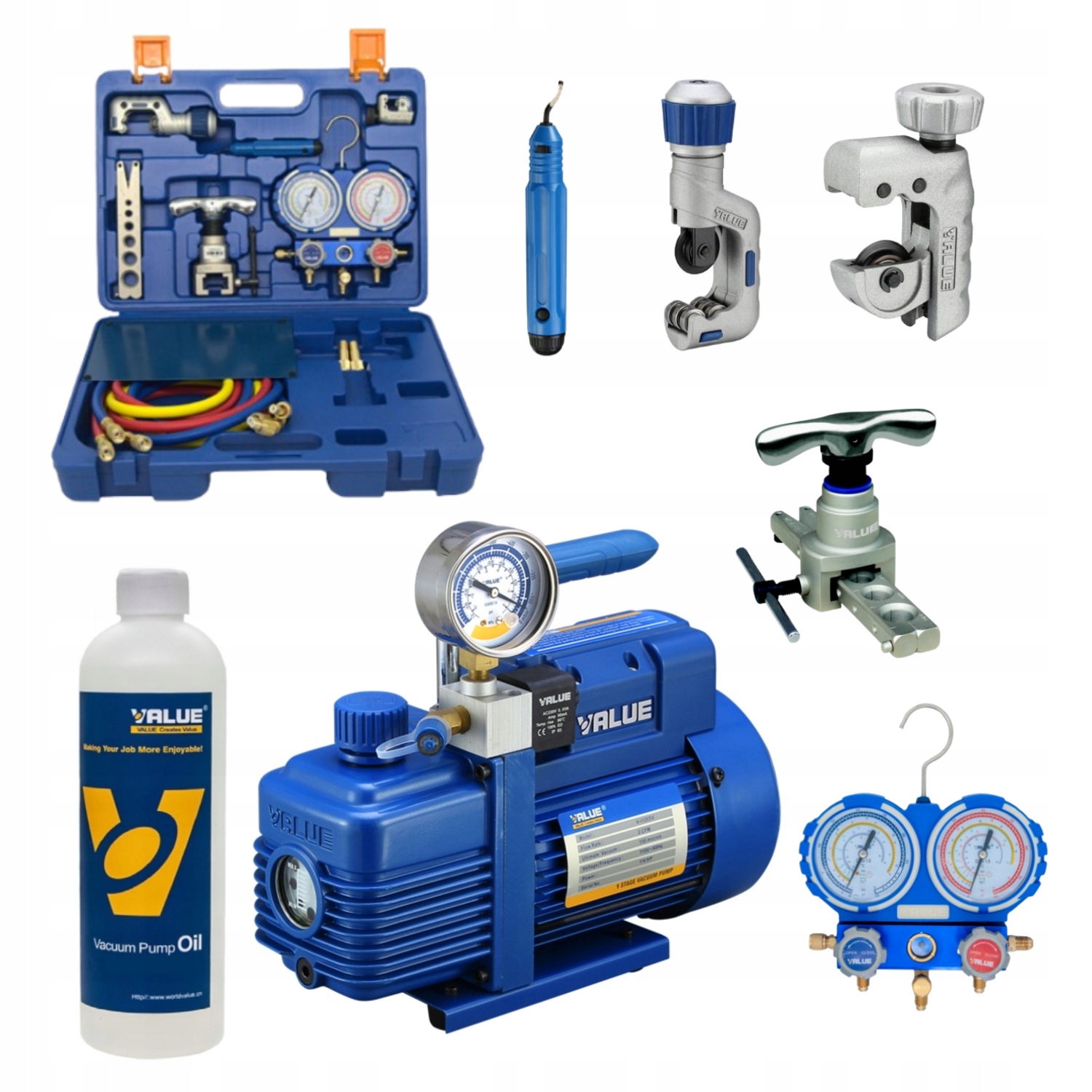 Sada Value Vákuová Pumpa V-I220SV Nástroje VTB-5B-II