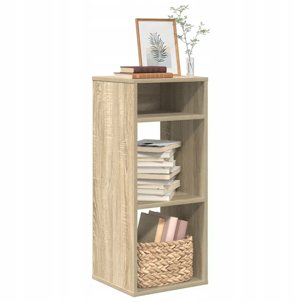 vidaXL Knihovna dub sonoma 34x31x80 cm kompozitní dřevo