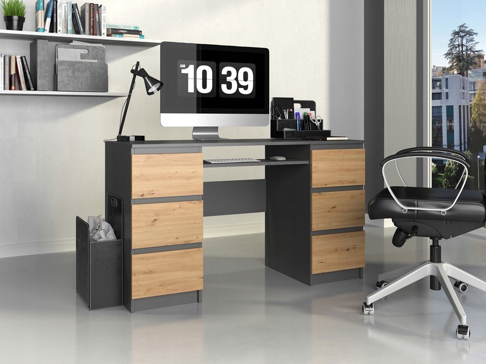 Biurko Kuba KUBA ANTRACYT ARTISAN Marka TopEshop