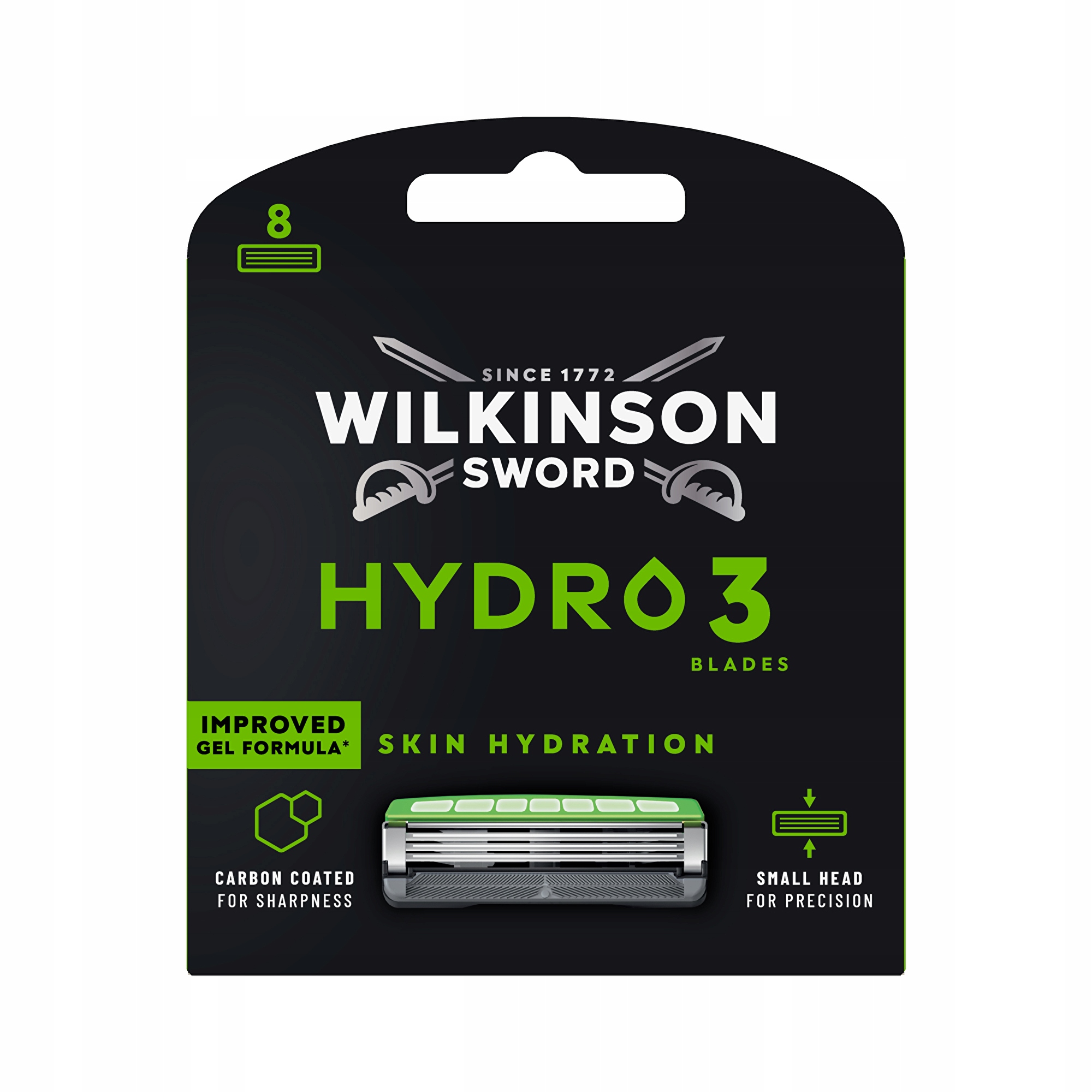 Wilkinson Náhradní hlavice Hydro 3 Skin Hydration 8 ks