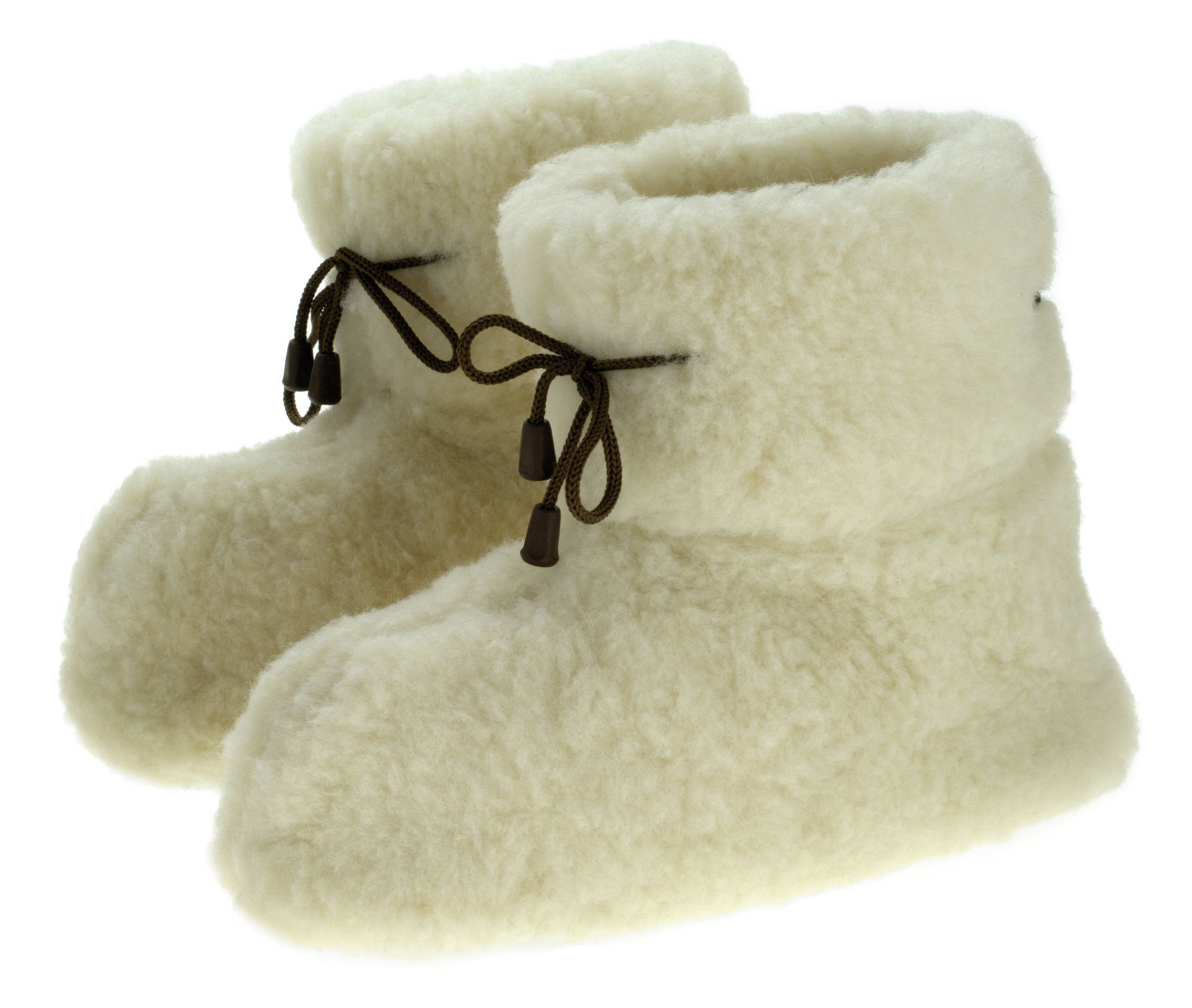 

Wysokie bambosze ze sznurówką, Jasne 42