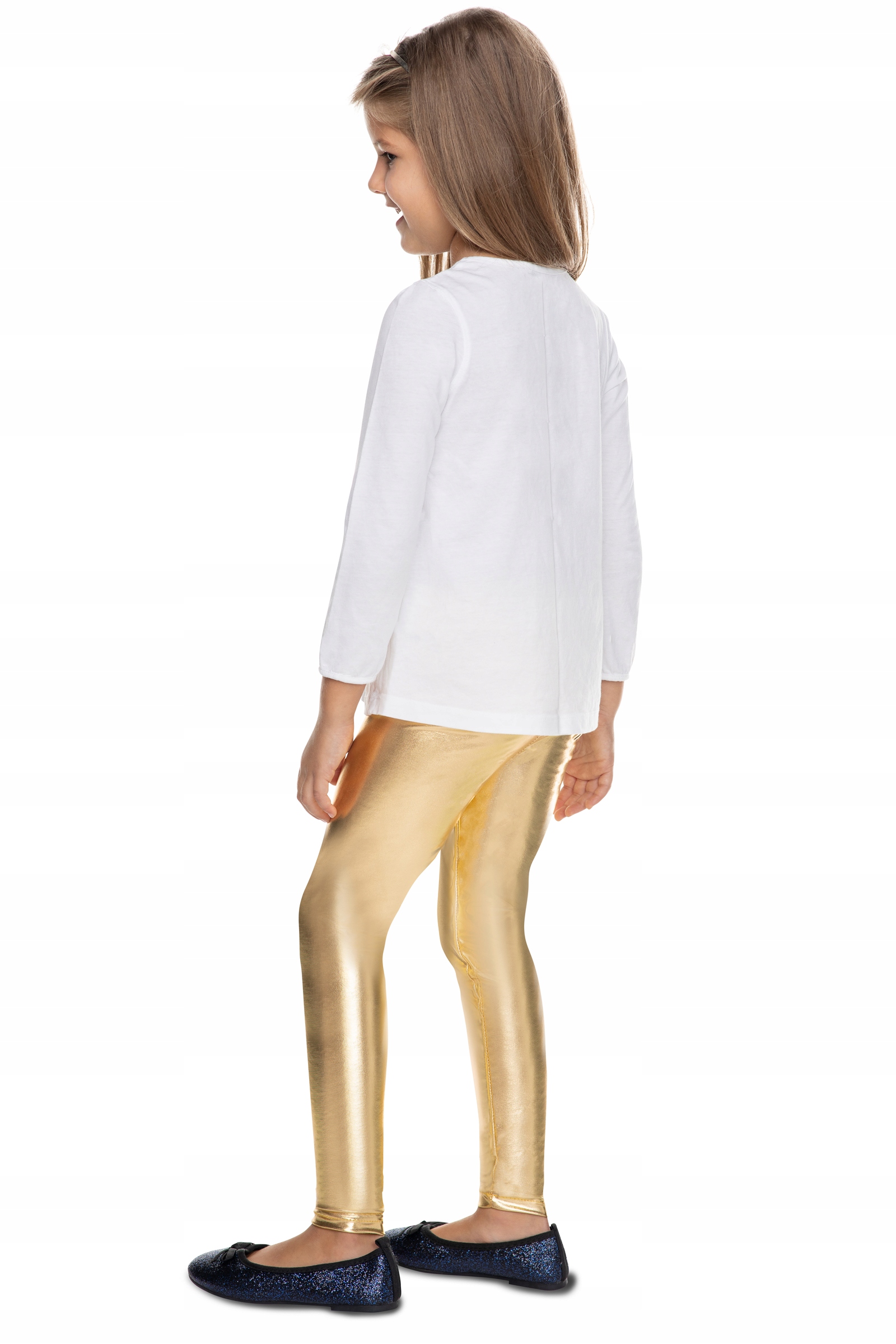 DZIECIĘCE LEGGINSY KOLOROWE LATEKSOWE GETRY LTXK Marka Inna marka