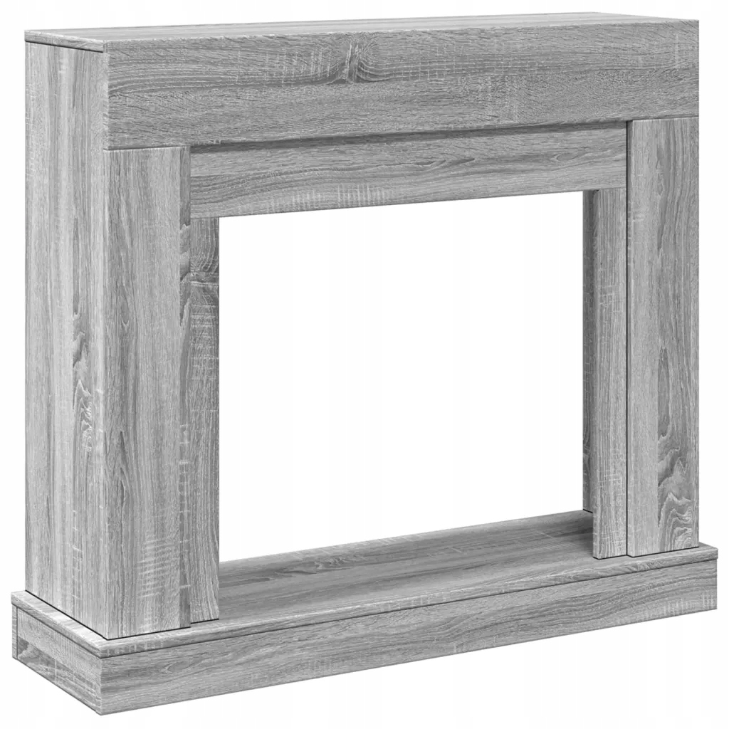 Led krbová skříň s policí, šedý dub sonoma, 100 x 30 x 87,5 cm