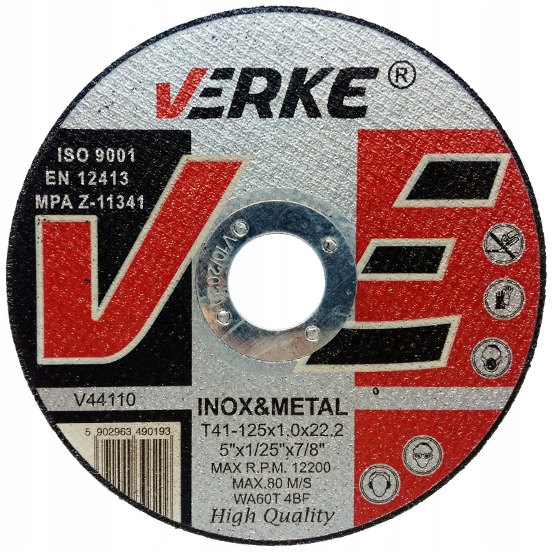 

Tarcza Do Cięcia Metalu 125mm x1,0mm x22,2mm