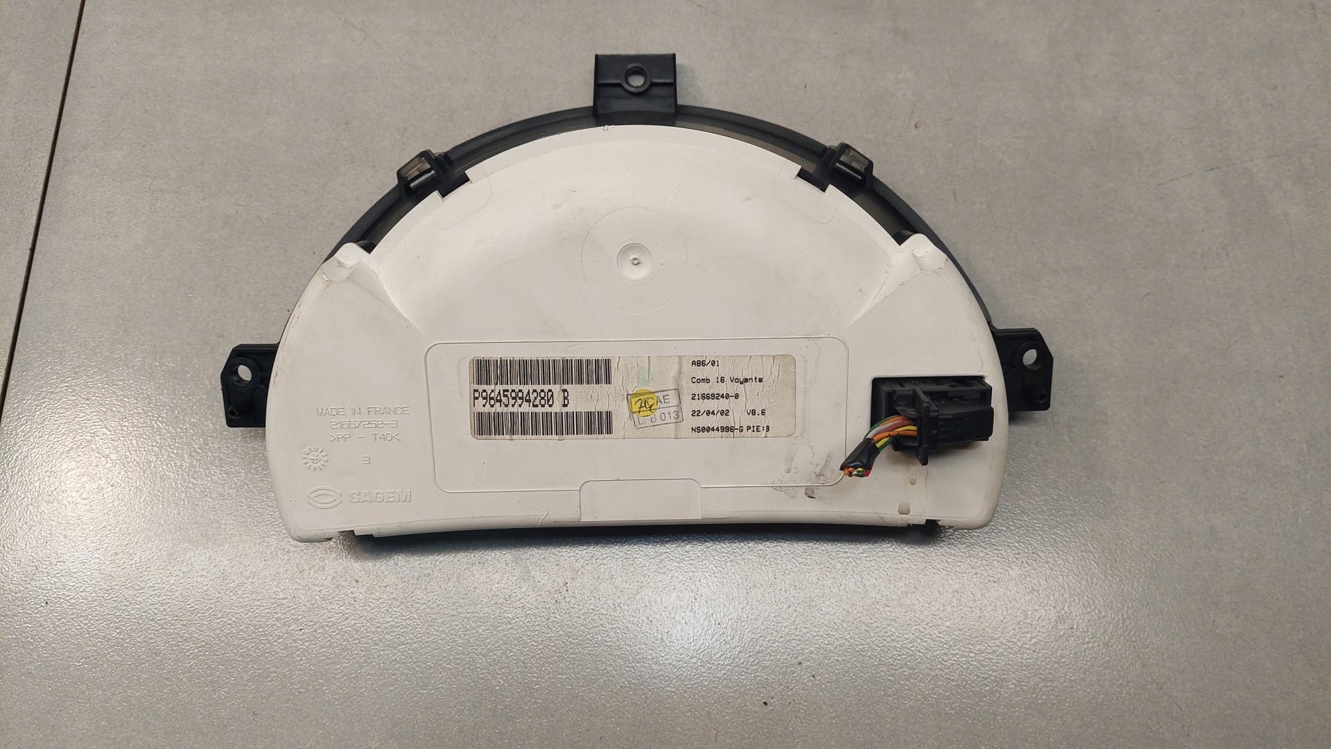 dials dials CITROEN C3 and 1.4 B P9645994280B