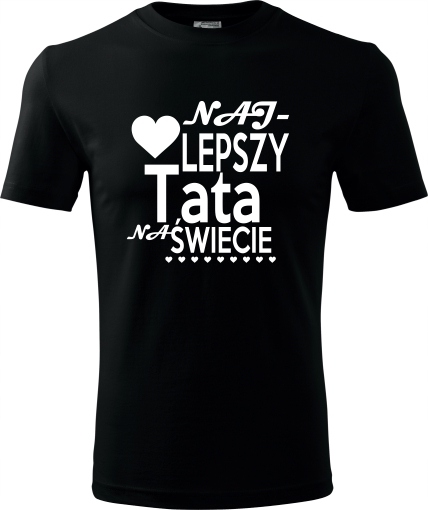 

Koszulka Prezent Dzień Taty T-shirt Hit Wysyłka 24