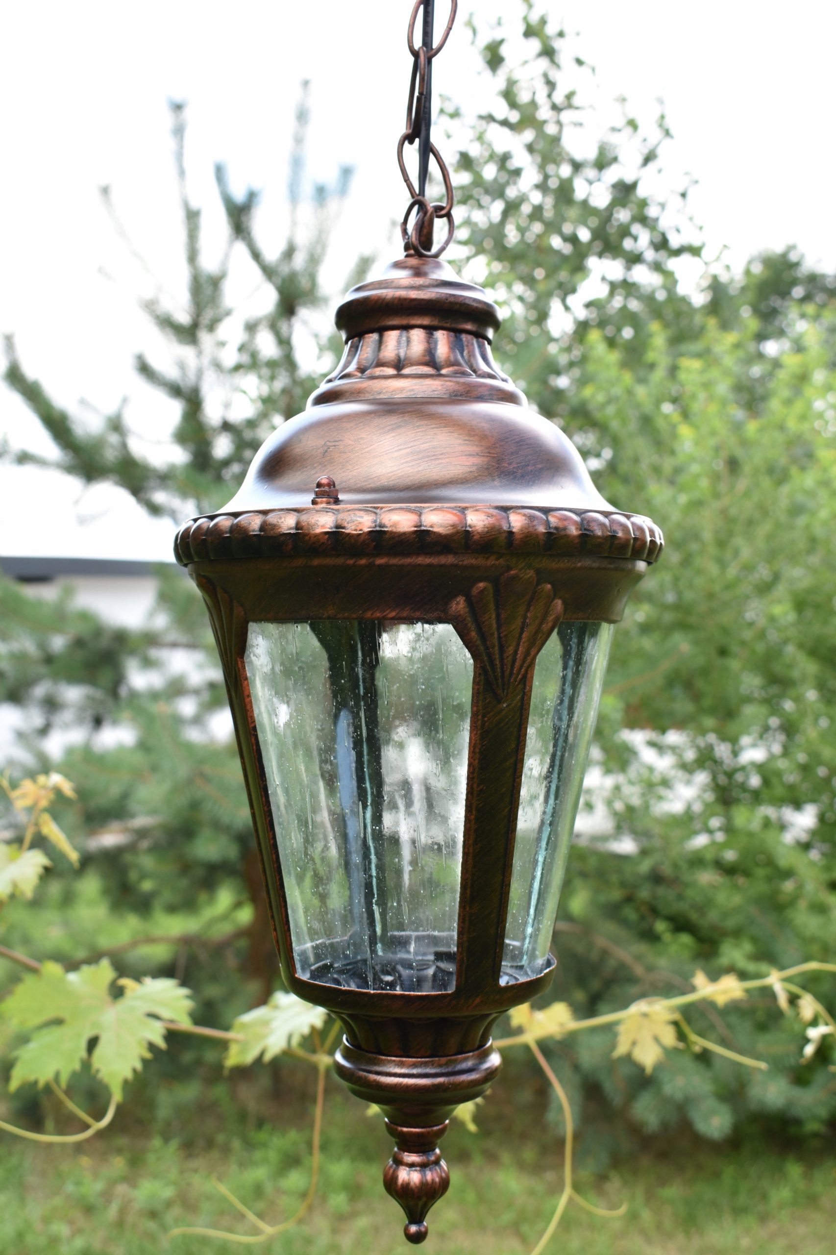 Lampa wisząca ogrodowa Brąz/Miedź BARBADOS Nowość Marka EUROSTAR