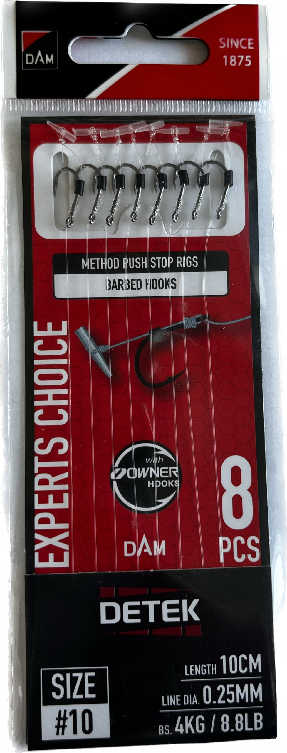 przypon Dam Datek Method Feeder Push Stop #10
