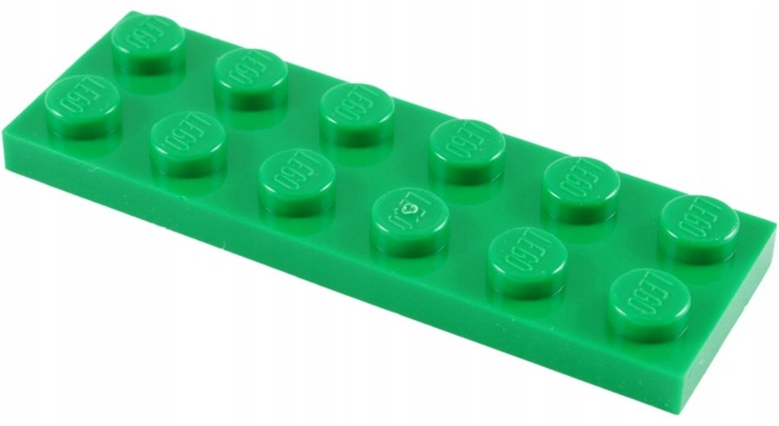 

14939 Lego 3795 379528 płytka 2x6 zielony 1szt