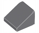 

Lego 54200 C szary (dbg) 1x1x2/3 skos serek Nowy 2