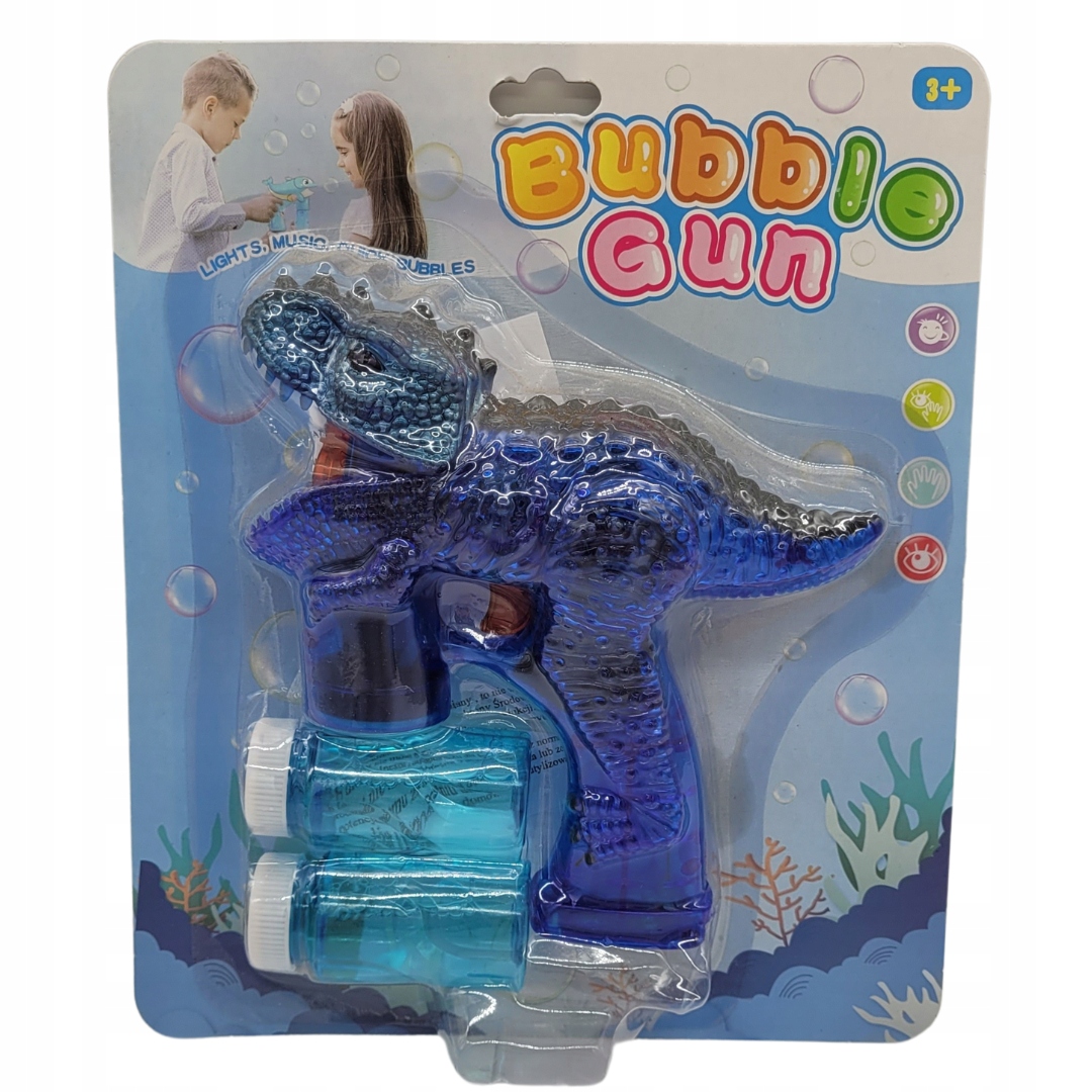 APARAT DO BANIEK DINOZAUR niebieski BAŃKI 2 płyny Kod producenta NO-1004124