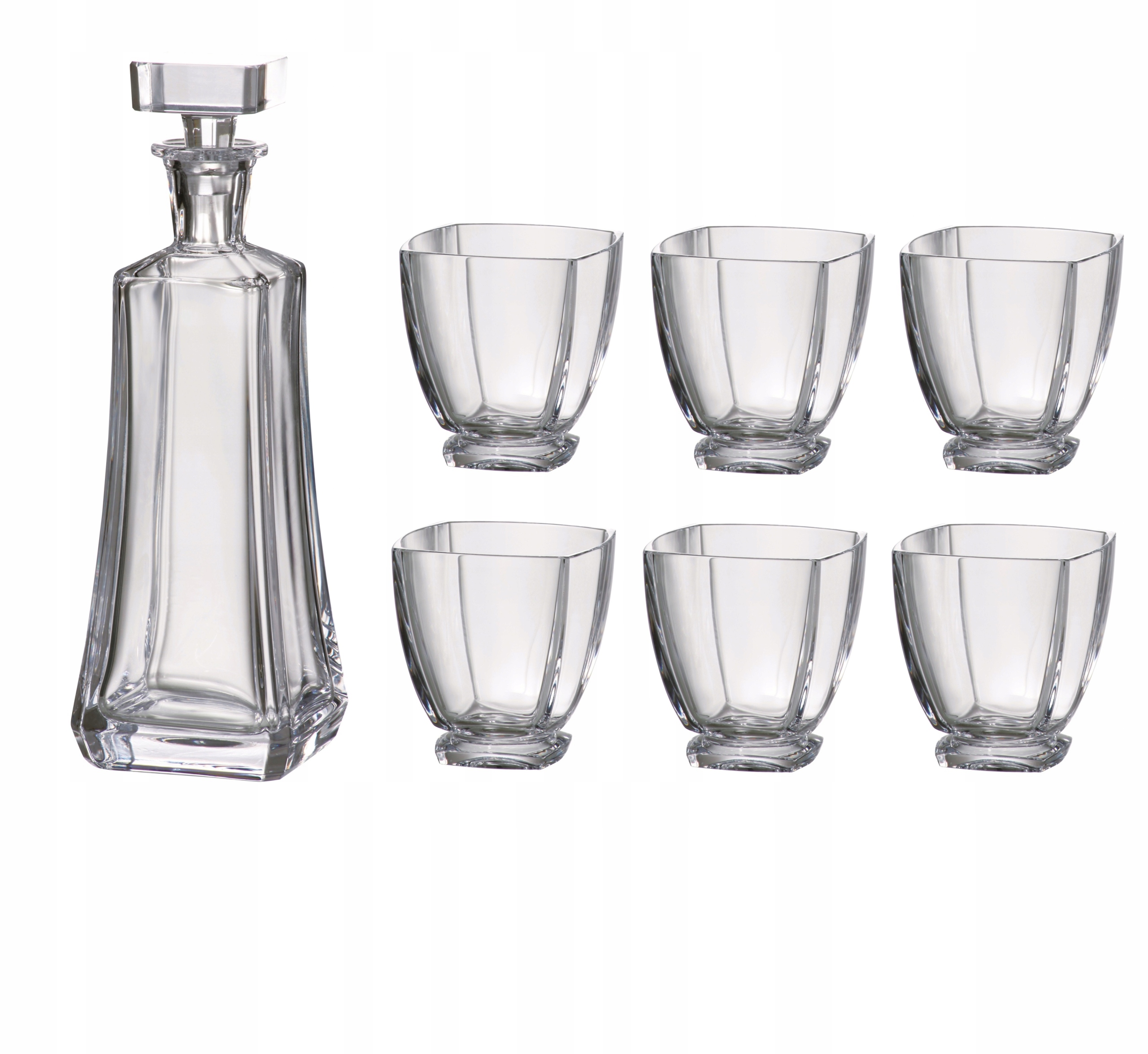 Bohemia Arezzo Sada na whisky Karafka 700 ml poháre 6x 320 ml Darček