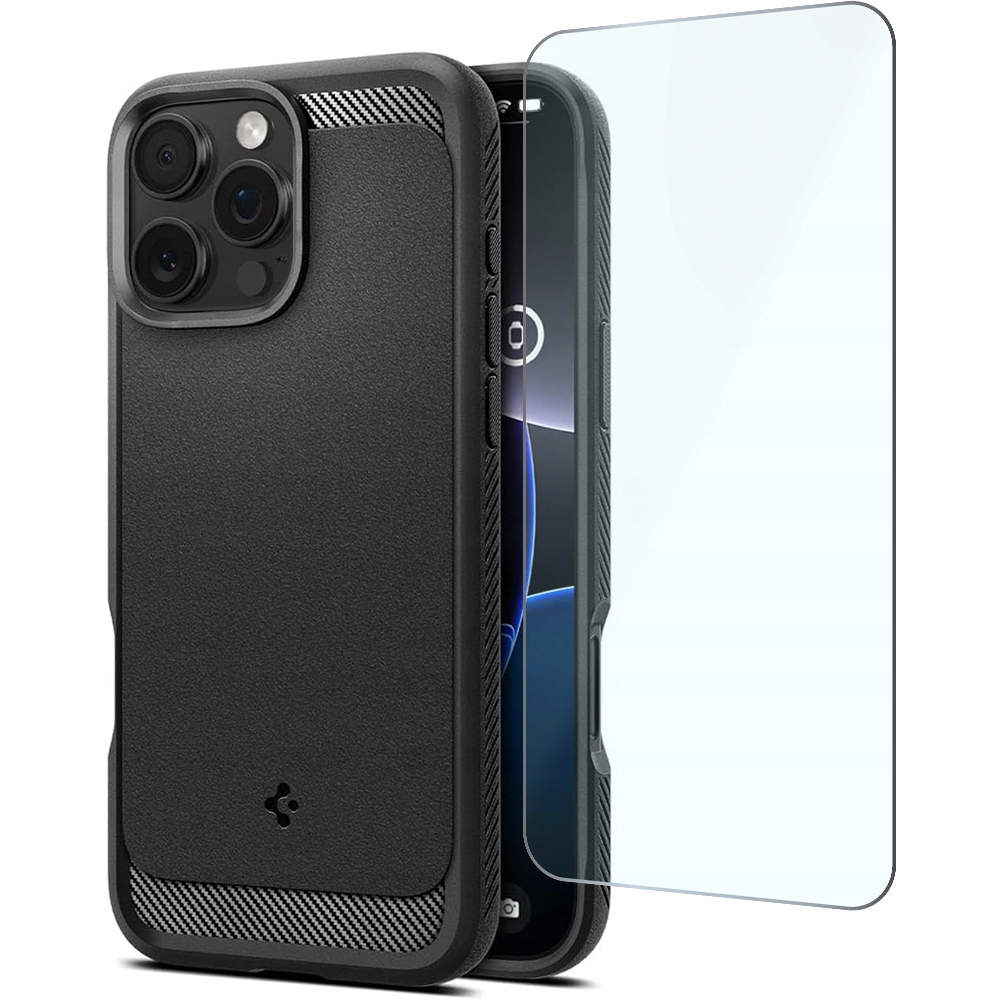 Etui Spigen do iPhone 16 Pro, mocne, ochronne, case do MagSafe szkło