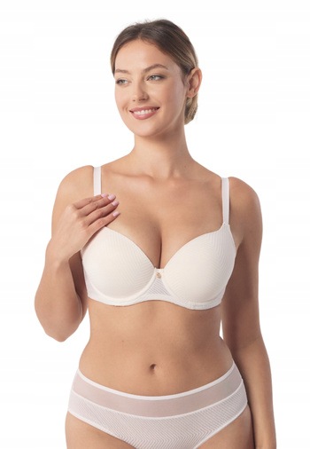 Dvojitá push-up podprsenka s geometrickým vzorem Nancy 70C Mefemi