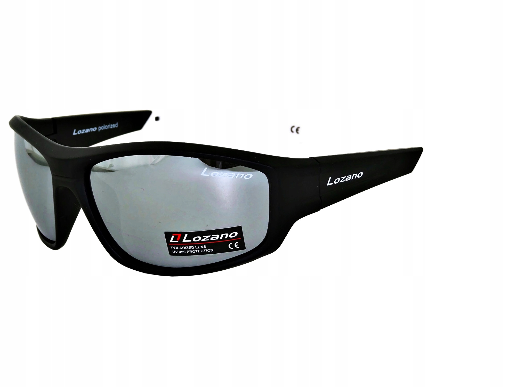 Cyklistické Sluneční Brýle Sport Polarizační Zrcadlovky Stříbrné