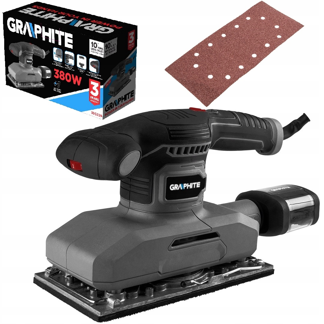 GRAPHITE орбітальна шліфувальна машина 380 Вт 115 X 230 мм