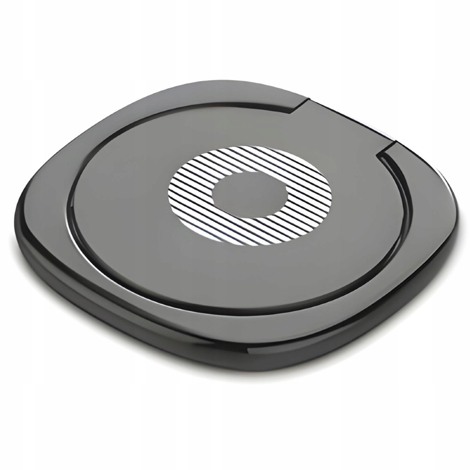 ELEGANCKI SOCKET PODSTAWKA HOLDER RING DO TELEFONU UCHWYT NA PALEC GRAFIT Kolor szary