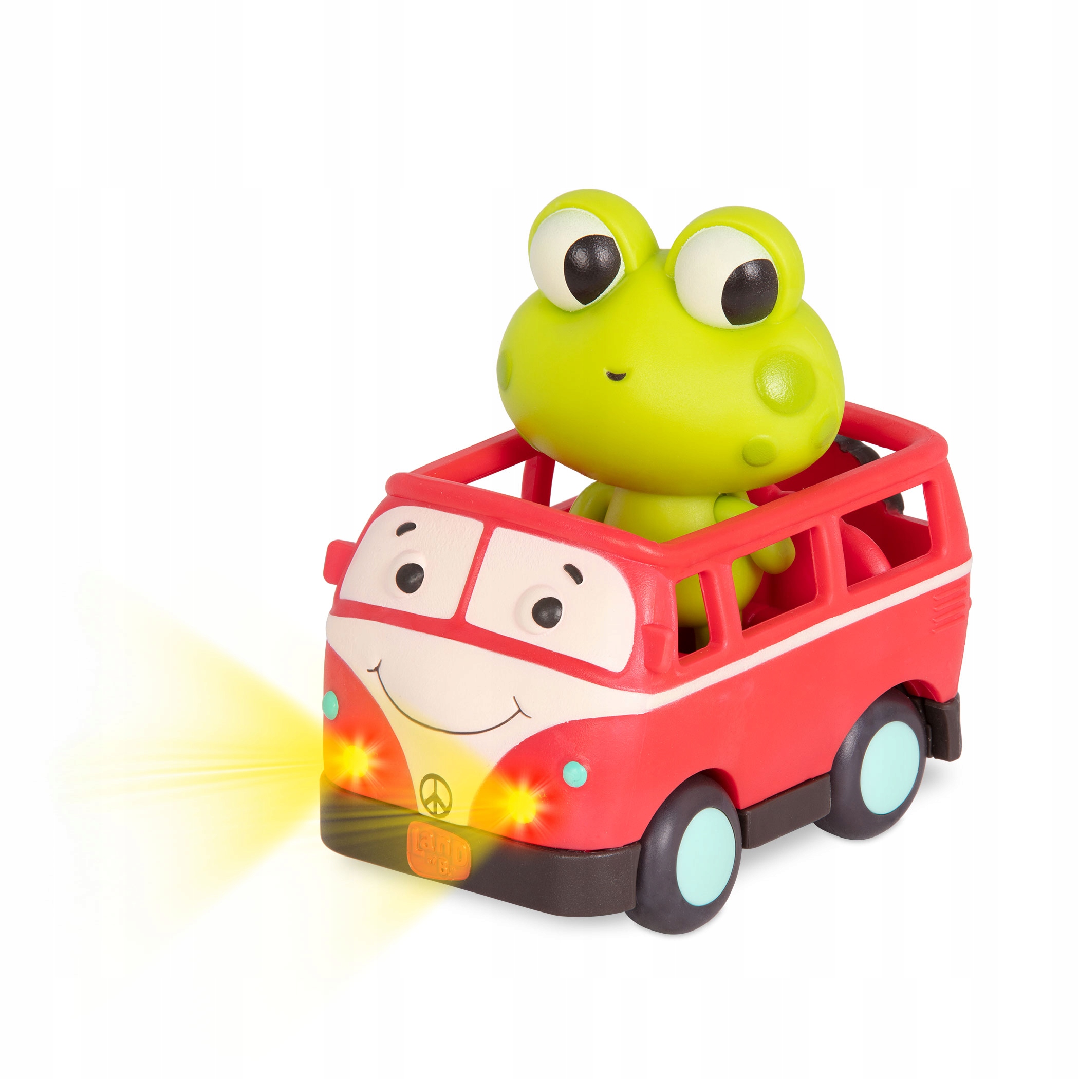 

B.Toys Miękkie autko sensoryczne busik z żabą