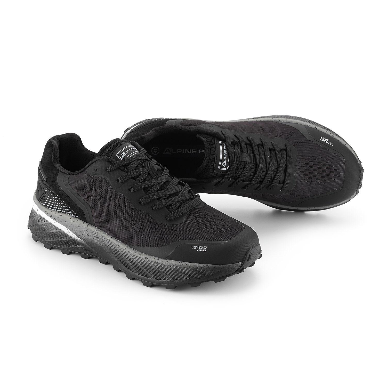 Buty męskie terenowe przewiewne Alpine Pro Zewer k.czarny r.45