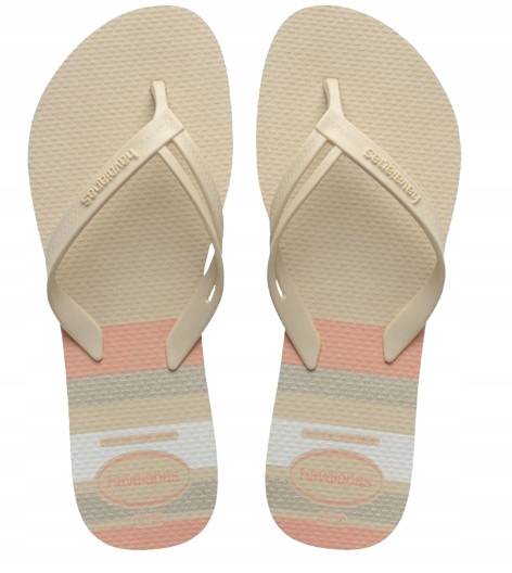 Havaianas Žabky Béžové Nazouvací Dámské Gumové 35-36 Ž_o