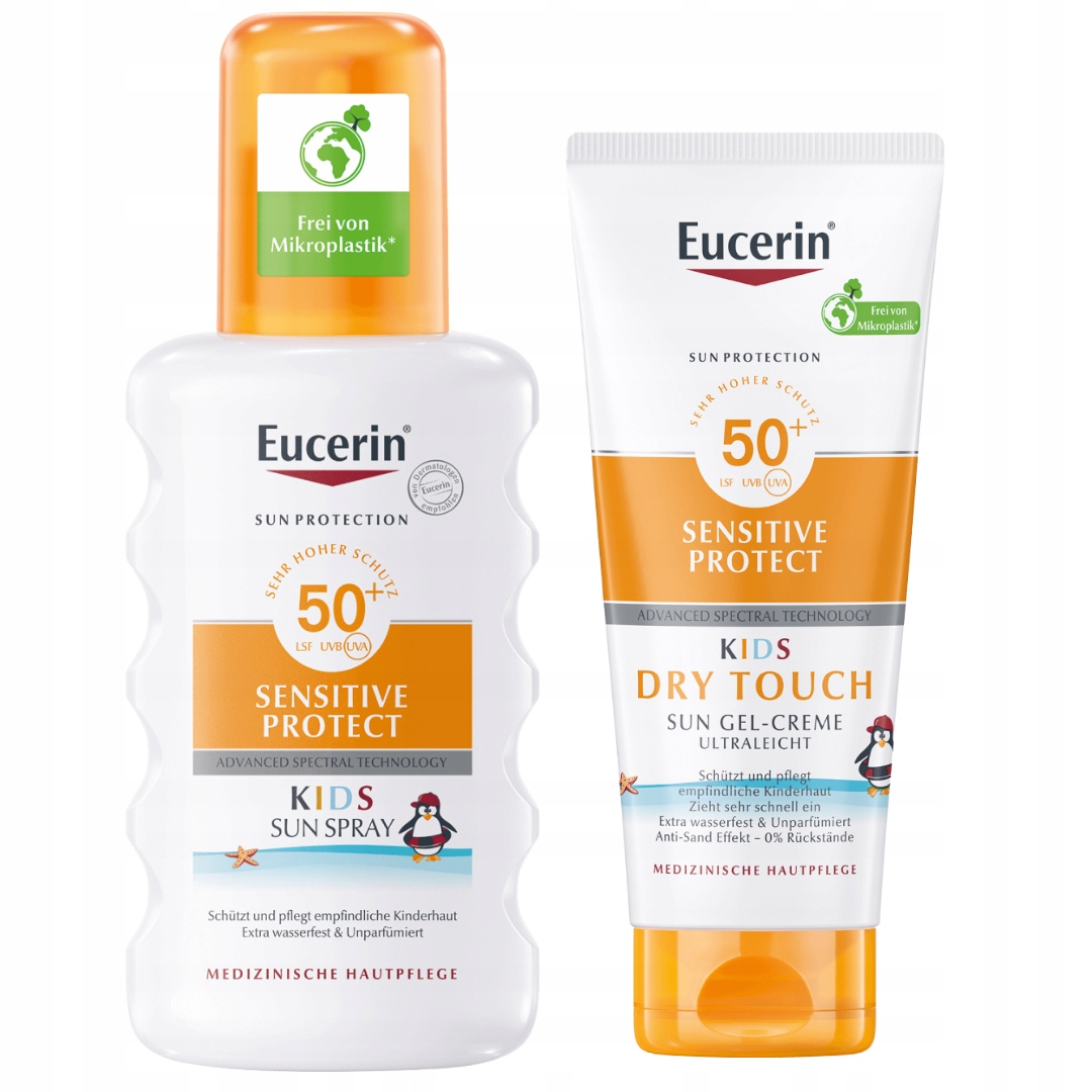 Eucerin Sun Krem przeciwsłoneczny dla dzieci niemowląt Spray do opalania