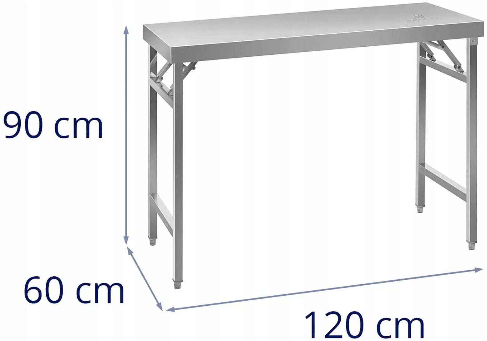 Stół roboczy ze stali nierdzewnej 120x60 Royal Catering RCAT-120K 10010738